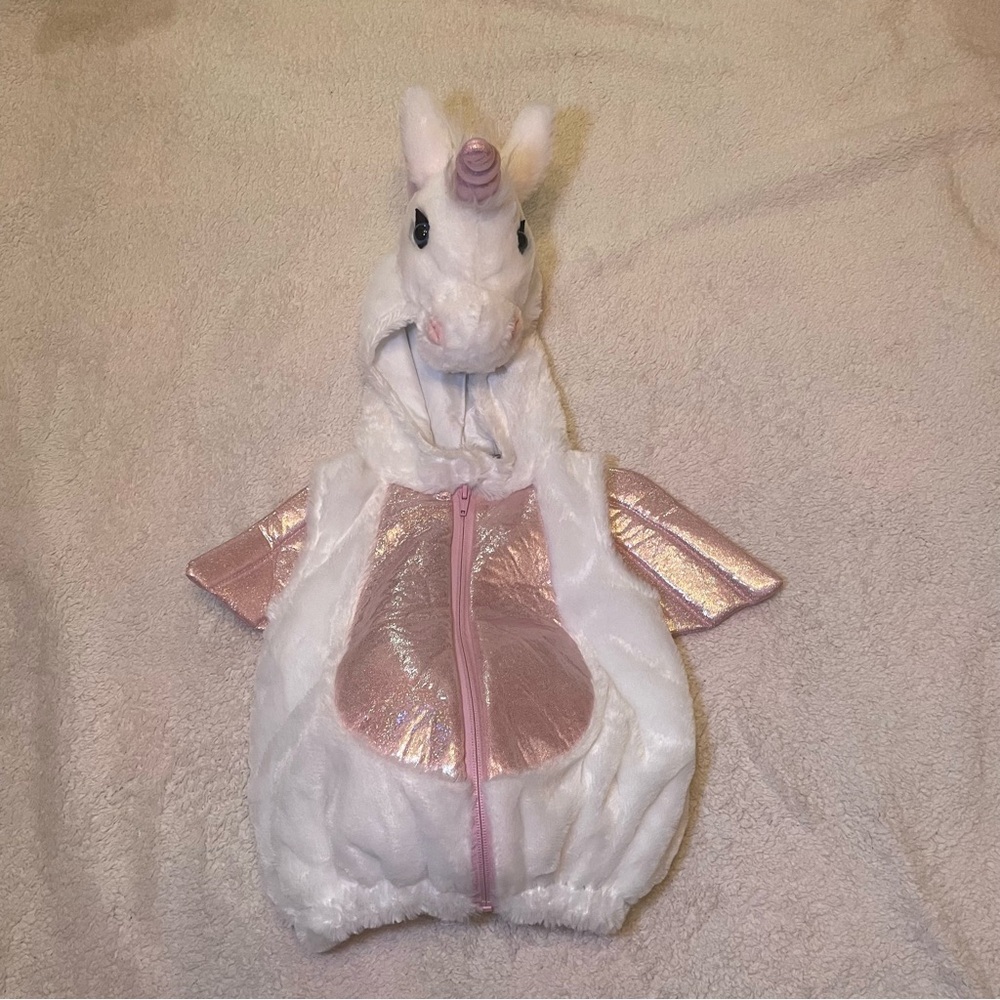 Kids Unicorn Costume - White and Pink